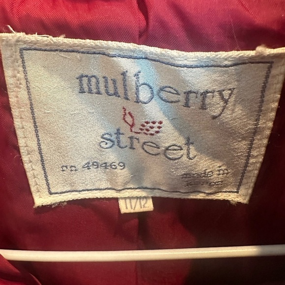 Mulberry Street Quilted Coat Women's 11/12 | Beige Insulated Button-Up Jacket | - Picture 3 of 3